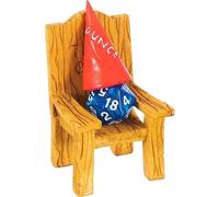 LYNX DND Dice Jail - Time Out Chair & Dunce Hat Punish Your Bad in Our of Shame Accessoires/Cadeau pour Donjons et Dragons. Casquette miniature pour tous les D&D D20, D10, D8, D6, D4