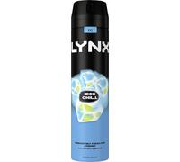 Lynx Ice Chill Spray déodorant en spray pour homme Parfum menthe glacée et citron pour 48 heures de parfum haute définition anti-odeurs 250 ml