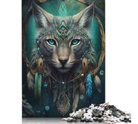 Lynx Legendary Puzzle 1000 Pièces Educa Jouet en Bois Cadeau Unique De l'art De La Décoration Jeu Éducatif Challenge Toy pour Adultes Et Enfants À Partir De 12 Ans 1000pcs (40x28cm)