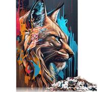 Lynx Panorama Set Right 1 - Rompecabezas de 1000 piezas Para adultos, rompecabezas difíciles Para adultos, rompecabezas Divertidos Para toda la Familia, 1000 piezas (75 x 50 cm)