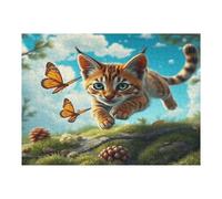 Lynx Puzzle 500 Pièces pour Adultes Art Moderne Educa Jeu De Réflexion Famille Relaxation Assemblage Amusant Cadeau De Fête 500 PCS