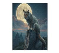 Lynx Puzzle 500 Pièces pour Adultes Educa Art Animalier Décoration Intérieure Challenge Famille Relaxation Cadeau De Noël 500 PCS