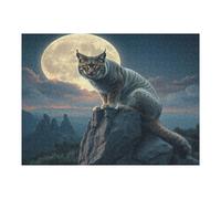 Lynx Puzzle 500 Pièces pour Adultes Educa Premium Carton Épais Décoration Murale Jeu De Réflexion Cadeau De Noël Famille 500 PCS