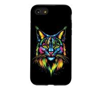 Lynx Rouge Chat Sauvage Chat Prédateur Doux Lynx Coque pour iPhone SE (2020) / 7/8