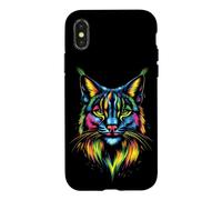 Lynx Rouge Chat Sauvage Chat Prédateur Doux Lynx Coque pour iPhone X/XS
