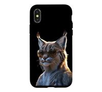 Lynx Rouge Chat Sauvage Chat Prédateur Doux Lynx Coque pour iPhone X/XS