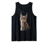 Lynx Rouge Chat Sauvage Chat Prédateur Doux Lynx Débardeur