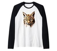Lynx Rouge Chat Sauvage Chat Prédateur Doux Lynx Manche Raglan
