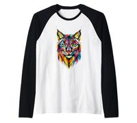 Lynx Rouge Chat Sauvage Chat Prédateur Doux Lynx Manche Raglan