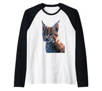 Lynx Rouge Chat Sauvage Chat Prédateur Doux Lynx Manche Raglan