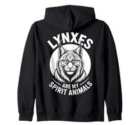 Lynx Spirit Animals Funny Lynx Sweat à Capuche