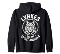 Lynx Spirit Animals Funny Lynx Sweat à Capuche