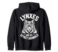 Lynx Spirit Animals Funny Lynx Sweat à Capuche