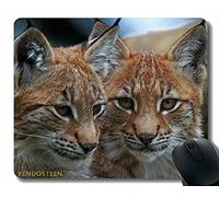 Lynx Wild Cat Predator 78674 Tapis de souris en caoutchouc antidérapant pour gaming et bureau