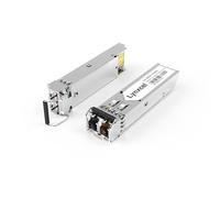 Lynxcel Lot de 2 modules SFP LC 1,25 G, émetteur-récepteur à fibre optique multimode 1000Base-SX, 850 nm MMF double LC, jusqu'à 550 m pour Cisco, Ubiquit UniFi, TP-Link, Meraki, Intel, Mikrotik