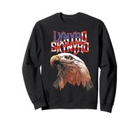 Lynyrd Skynyrd American Eagle Free Bird Retro Rock Drapeau US Sweatshirt