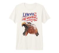Lynyrd Skynyrd American Eagle Free Bird Retro Rock Flag US T-Shirt Haut de Gamme