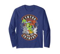 Lynyrd Skynyrd Breeze Monster Gearhead Muscle Car Comic Rock Manche Longue