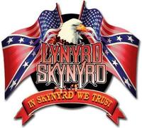 Lynyrd Skynyrd - Carte postale, Aigle RO7923 (Taille unique) (Rouge/Bleu/Blanc)
