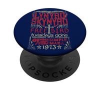 Lynyrd Skynyrd Donne Un Concert de Rock Gratuit avec Bird Simple Man Gimme dans Les années 70 PopSockets PopGrip Adhésif