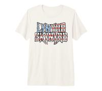 Lynyrd Skynyrd Drapeau Logo USA Patriot Stars Rayures du Sud T-Shirt Haut de Gamme