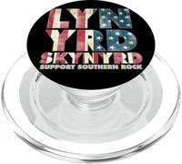 Lynyrd Skynyrd Drapeau Logo USA Stars Rayures Années 70 Southern Rock PopSockets PopGrip pour MagSafe