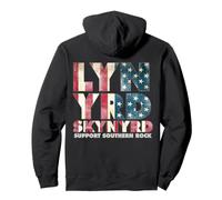 Lynyrd Skynyrd Drapeau Logo USA Stars Rayures Années 70 Southern Rock Sweat à Capuche