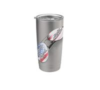 Lynyrd Skynyrd Drapeau USA Drapeau Vintage Rock Gobelet isotherme en acier inoxydable double paroi