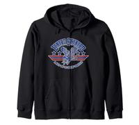 Lynyrd Skynyrd Dyin Breed Logo Drapeau américain des années 70 Classique Band Rock Sweat à Capuche