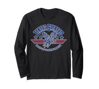 Lynyrd Skynyrd Dyin Breed Logo Drapeau américain des années 70 Classique Rock Band Manche Longue
