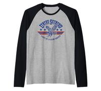 Lynyrd Skynyrd Dyin Breed Logo Drapeau américain des années 70 Classique Rock Band Manche Raglan