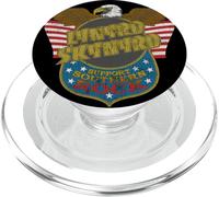 Lynyrd Skynyrd Eagle Badge de Soutien Drapeau américain années 70 Southern Rock PopSockets PopGrip pour MagSafe