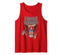 Lynyrd Skynyrd Eagle Guitare Drapeau US Classique Rock Biker Rétro Débardeur