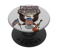 Lynyrd Skynyrd Eagle Guitare Drapeau US Classique Rock Biker Rétro PopSockets PopGrip Adhésif