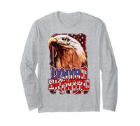 Lynyrd Skynyrd Eagle Logo Classic années 70 Rock Southern Country Manche Longue