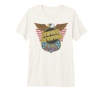 Lynyrd Skynyrd Eagle Support Badge Drapeau américain années 70 Rock Southern T-Shirt Haut de Gamme