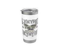 Lynyrd Skynyrd Est 1970 Eagle Retro Rock Band Biker Festival Gobelet isotherme en acier inoxydable double paroi