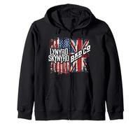 Lynyrd Skynyrd Event Bad Co Drapeau UK UK Union Jack Retro Rock Sweat à Capuche