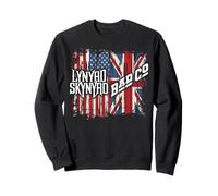 Lynyrd Skynyrd Event Bad Co Drapeau UK UK Union Jack Retro Rock Sweatshirt