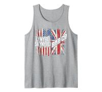 Lynyrd Skynyrd Event Bad Co Drapeau UK UK Union Jack Rock Retro Débardeur