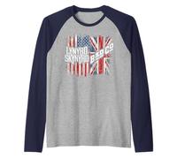 Lynyrd Skynyrd Event Bad Co Drapeau UK UK Union Jack Rock Retro Manche Raglan