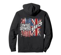 Lynyrd Skynyrd Event Bad Co Drapeau UK UK Union Jack Rock Retro Sweat à Capuche