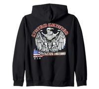 Lynyrd Skynyrd Fly on Free Bird Drapeau américain Southern Rock Retro Sweat à Capuche