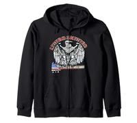 Lynyrd Skynyrd Fly on Free Bird Drapeau US Southern Retro Rock Sweat à Capuche