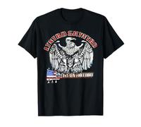 Lynyrd Skynyrd Fly on Free Bird Drapeau US Southern Retro Rock T-Shirt