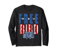 Lynyrd Skynyrd Freebird Contraste Logo Stars Stripes Drapeau US Manche Longue