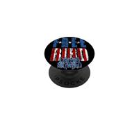 Lynyrd Skynyrd Freebird Contraste Logo Stars Stripes Drapeau US PopSockets PopGrip Adhésif