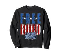 Lynyrd Skynyrd Freebird Contraste Logo Stars Stripes Drapeau US Sweatshirt