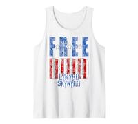 Lynyrd Skynyrd Freebird Contraste Logo USA Drapeau Étoiles Rayures Débardeur