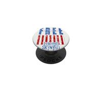 Lynyrd Skynyrd Freebird Contraste Logo USA Drapeau Étoiles Rayures PopSockets PopGrip Adhésif